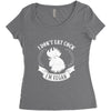 I Don't Eat Cock I'm Vegan Women's Triblend Scoop T-shirt