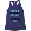 I'm Your Mother's Day Gift Dad Says You're Welcome Baby Boy Racerback Tank