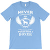 woman with a boxer T-Shirt