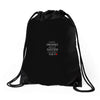 i never Drawstring Bags