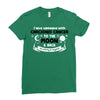 I Love Someone with Carcionid Cancer to The Moon and Back to Infinity Ladies Fitted T-Shirt