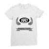 vintage quality without compromise 1997 aged to perfection Ladies Fitted T-Shirt