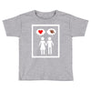 women thinking love Toddler T-shirt