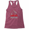 always use protection Racerback Tank