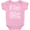 there are 10 kinds of people Baby Onesie