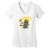 assemble! (yellow outline) Women's V-Neck T-Shirt