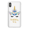 birthday unicorn family series birthday boy iPhoneX Case