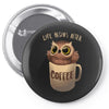 owl coffee Pin-back button