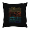 summer zone line Throw Pillow