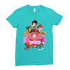 paw patrol birthday girl dad Ladies Fitted T-Shirt