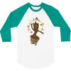groovy baby groot 2 3/4 Sleeve Shirt