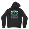 i'm a proud dad of freaking awesome nurse Unisex Hoodie