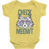 CHECK MEOWT CAT Baby Onesie
