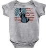 us flag Baby Bodysuit
