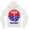 pizza for prez Zipper Hoodie