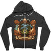 browncoats crest Zipper Hoodie