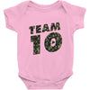 team 10 Baby Onesie