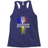 vivre en france des racines belges Racerback Tank