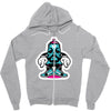 sticker pack Zipper Hoodie