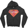 Diamond Zipper Hoodie
