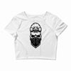 skate skull Crop Top