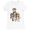 the evolution of groot Ladies Fitted T-Shirt