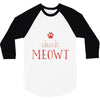 CHECK MEOWT CAT 3/4 Sleeve Shirt