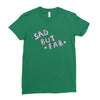sad but Ladies Fitted T-Shirt