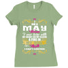 i am a may women Ladies Fitted T-Shirt