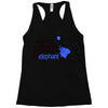 anything unrelated elephants Racerback Tank