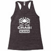 v t shirt inspired by deadliest catch   on the crab. Racerback Tank