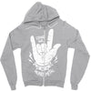 stand for heavy metal Zipper Hoodie