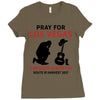Pray for Las Vegas, Route 91 Harvest 2017 Ladies Fitted T-Shirt