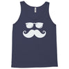 hipster glasses and moustache Tank Top