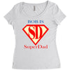 bob is super dad Women's Triblend Scoop T-shirt