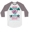 Thyroid Cancer Warrior 3/4 Sleeve Shirt