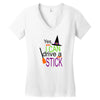 i can a drive a stick Women's V-Neck T-Shirt
