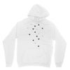 DOWN UP / scandi white / warm grey / flax / lavender Hoodie