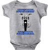 funny , fourtwo wheels, ideal gift, birthday present Baby Bodysuit