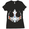 rebel ship Ladies Fitted T-Shirt