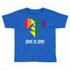 Love is Love Heart Toddler T-shirt