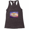 Orange cat Racerback Tank