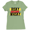 risky after whisky Ladies Fitted T-Shirt