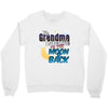 grandma moon&amp;back Crewneck Sweatshirt