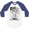 navy  girl 3/4 Sleeve Shirt