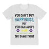 you can't buy happiness, but you can adopt a cat and that's pretty muc All Over Women's T-shirt