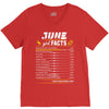 June Girl Facts Cancer V-Neck Tee