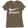 just drift it Ladies Fitted T-Shirt
