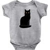 black cat Baby Bodysuit