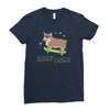 hard corg Ladies Fitted T-Shirt
